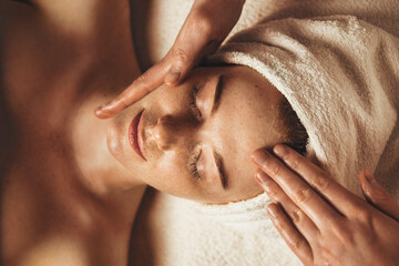 Beauty therapy facial treatment